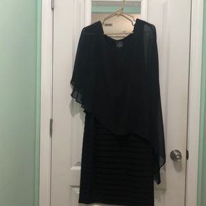 Black cocktail dress